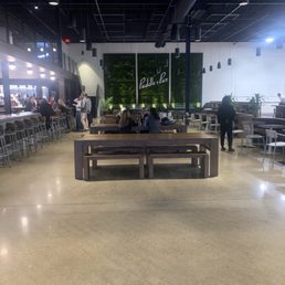 Sitting area by bar