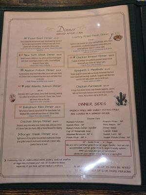 Menu photo 3 Pine Country Restaurant Williams, AZ