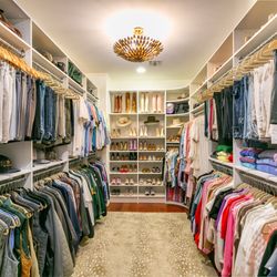 Custom walk-in closet