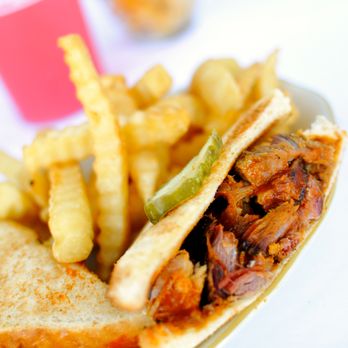 Carey Hilliards Restaurant - Our trademark barbecue sauce brings out the great flavor in this hot sandwich, served on toast. - Barbeque Near Me - Savannah, Georgia Carey Hilliards Restaurant - Our trademark barbecue sauce brings out the great flavor in this hot sandwich, served on toast. - Barbeque Near Me - Savannah, Georgia