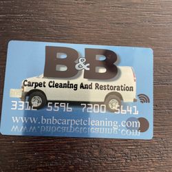 B&B Carpet Cleaning And Restoration - Business Card