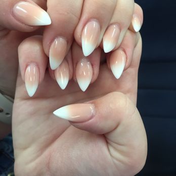J&J Nails - Ombré stiletto nails - Nail Salons Near Me - St. Augustine, Florida