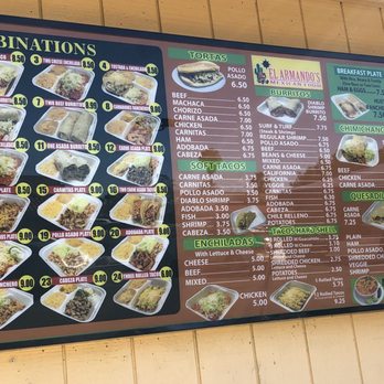 El Armando's Mexican Food Poway - Menu board - Mexican Near Me - Poway, California