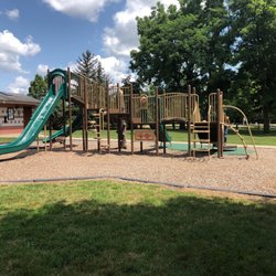 Portage Creek Bicentennial Park - Kids playground near park entrance