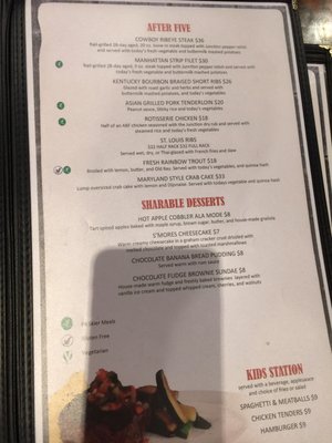 Menu photo 8 The Junction Snowshoe, WV Menu photo 8 The Junction Snowshoe, WV