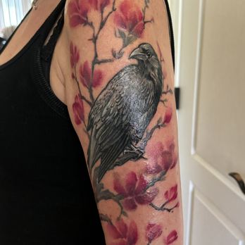 Ms Ting’s Shanghai Tattoo - Crow and Magnolia - Tattoo Near Me - Folsom, California