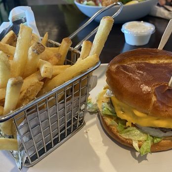 Wahlburgers - Out Burger + Fries, $15.95 (Nov, 2025). - Burgers Near Me - Boston, Massachusetts Wahlburgers - Out Burger + Fries, $15.95 (Nov, 2025). - Burgers Near Me - Boston, Massachusetts