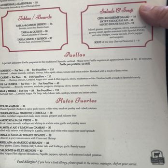 Basque Tapas Bar - Menu - Spanish Near Me - Tarrytown, New York