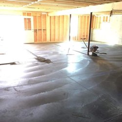 Eldridge Concrete - New basement finished cuttimg control joints.