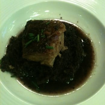 La Platine - Échine de porc et son écrasé de carottes - plat aux couleurs Stéphano-minière :) - French Near Me - Saint Etienne, 42