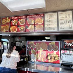 Crispy Chicken & Seafood - The menu with the third panel