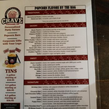 Crave Popcorn - Popcorn Shops Near Me - Plano, Texas