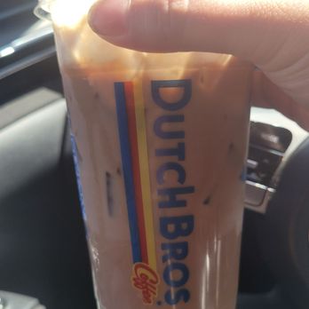 Dutch Bros Coffee - Guilty!! Salted caramel soft top  extra sweet caramelizer!! - Coffee & Tea Near Me - Auburn, California