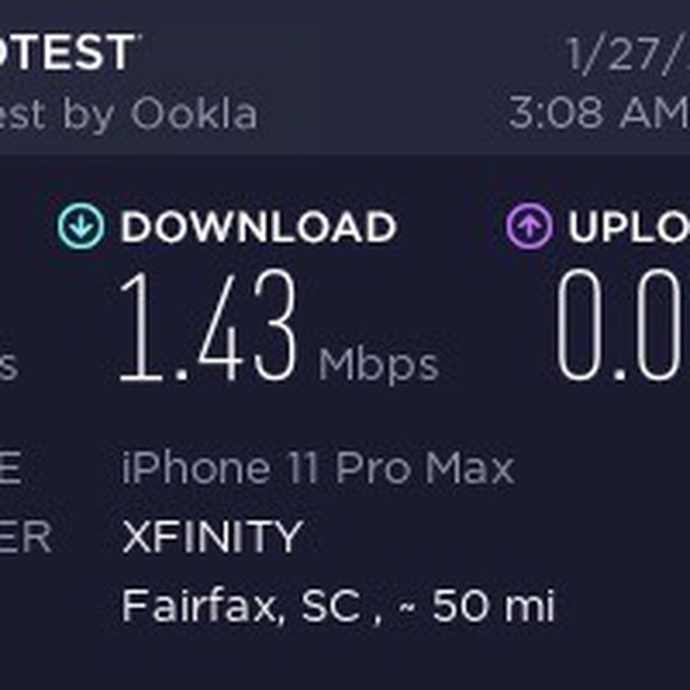 Speed test Speed test