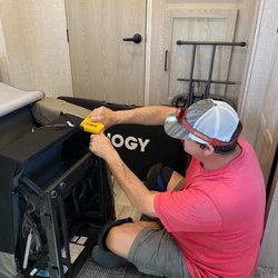 True North RV Service - RV theater seating pull replacement (1 of 2)