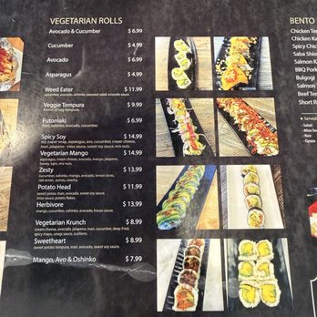 Kakuna Sushi - Vegetarian rolls - Sushi Bars Near Me - San Jose, California Kakuna Sushi - Vegetarian rolls - Sushi Bars Near Me - San Jose, California