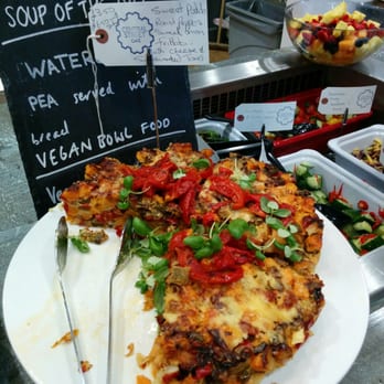 Central Street Café - Quiche and two salads for £6.50 - Cafes Near Me - London, XGL