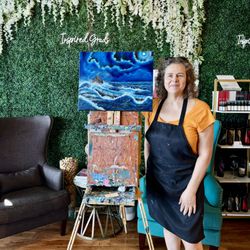 Inspired Art Wine - Bob Ross Inspired Oil Workshop!