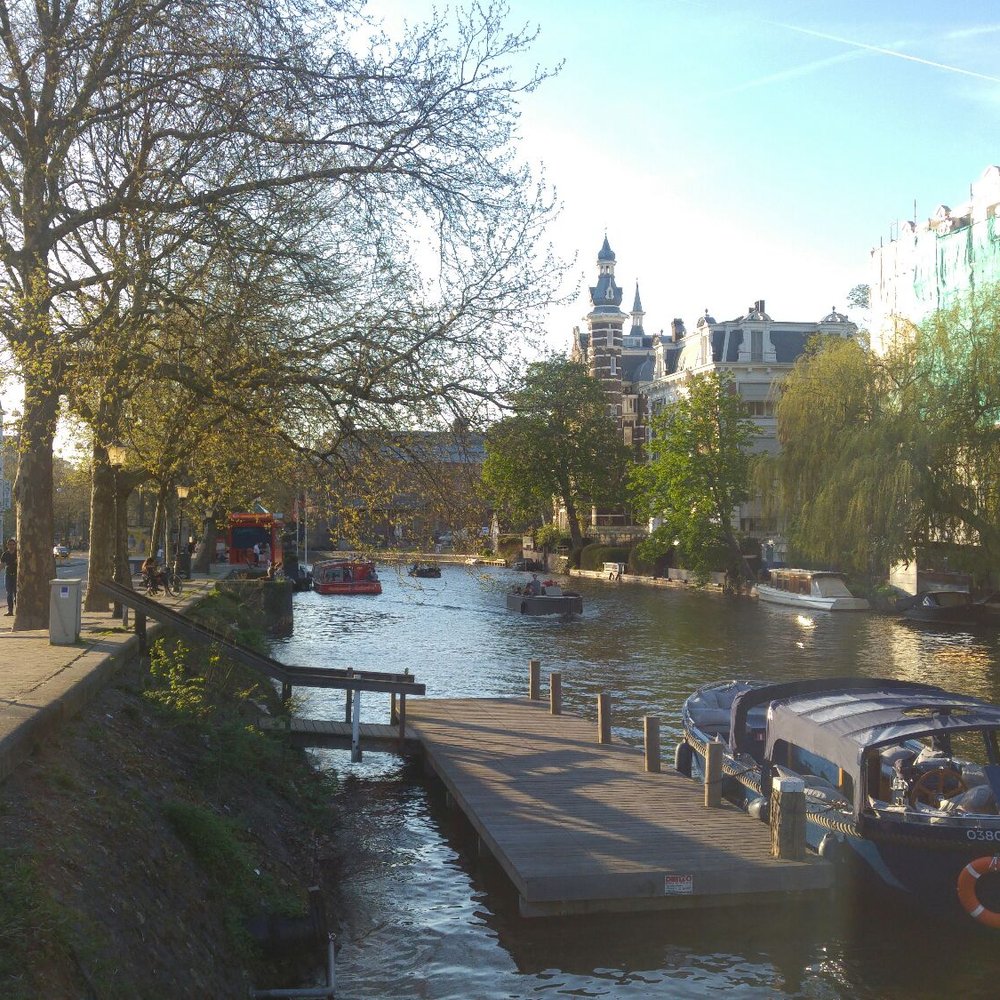 Floating Amsterdam - The area to embark the boats. From rijkmuseum walk towards the centre. The embarkation place is to the left of the spiegelgracht bridge. - Boat Tours Near Me - Amsterdam, New Hampshire