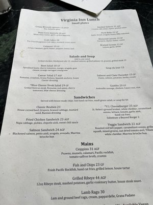 Menu photo 8 Virginia Inn Seattle, WA Menu photo 8 Virginia Inn Seattle, WA