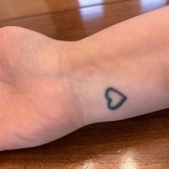 Atomic Tattoo - The stencil was a thin heart and I walked out with a thick ass uneven heart for $80 - Tattoo Near Me - Pflugerville, Texas Atomic Tattoo - The stencil was a thin heart and I walked out with a thick ass uneven heart for $80 - Tattoo Near Me - Pflugerville, Texas