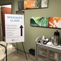 Jacksonville Memorial Hospital - Welcoming entrance with tea & hot chocolate