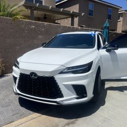 JJ Windshields Repair and Replacement - 25 Lexus Rx with lane departure and rain sensor windshield replacement including calibration