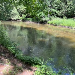 Sulak National Forest Campground - Pete Marquette River from Angler Trail.