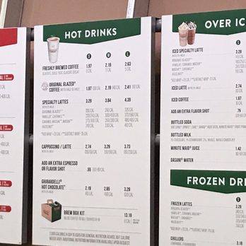 Krispy Kreme - Menu options - Donuts Near Me - Atlanta, Georgia