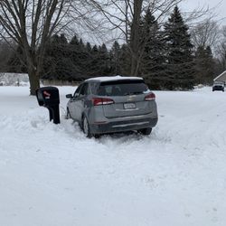 Reed City Towing - Literally a few feet from the road