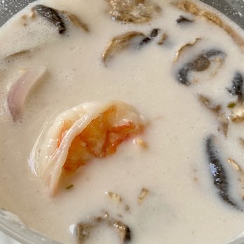 One2Go Thai Kitchen - Take out Tom Kha Soup with Shrimp! Perfect! - Thai Near Me - Encinitas, California
