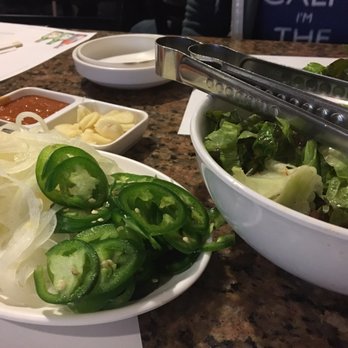 Wangdoyaji - Salad, onions and jalapeños - Korean Near Me - Reseda, California