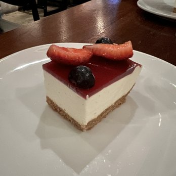 Charcoal Venice - No-bake cheesecake, market berries, lemon - New American Near Me - Venice, California Charcoal Venice - No-bake cheesecake, market berries, lemon - New American Near Me - Venice, California