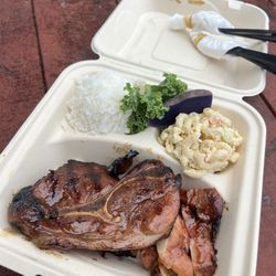 Combo pork and guava chicken