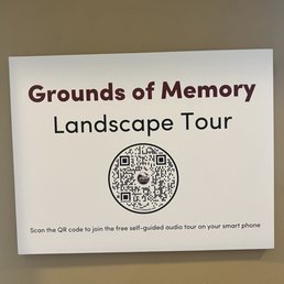 The QR code for the self-guided tour of the gardens. The QR code for the self-guided tour of the gardens.