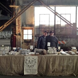 Underground Community Pop Up Market - Austin Press at the Pier 70 Underground Community Pop up Market in Dogpatch SF.