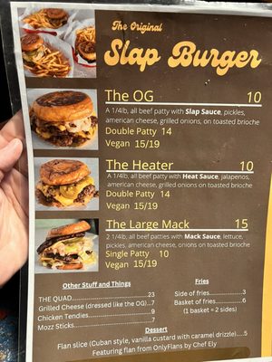 Menu photo 5 Original Slap Burger New Orleans, LA Menu photo 5 Original Slap Burger New Orleans, LA