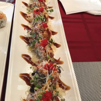Ms Sushi - Kamikaze roll. Such great presentation that we almost felt bad eating it - Japanese Near Me - River Edge, New Jersey Ms Sushi - Kamikaze roll. Such great presentation that we almost felt bad eating it - Japanese Near Me - River Edge, New Jersey