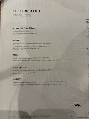 Menu photo 1 Rodd & Gunn Auckland, AUK