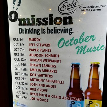 Swig - Music for October. If ya ever get a chance, check out Kyle Smithers ... when he's around town. - Bars Near Me - Perrysburg, Ohio Swig - Music for October. If ya ever get a chance, check out Kyle Smithers ... when he's around town. - Bars Near Me - Perrysburg, Ohio