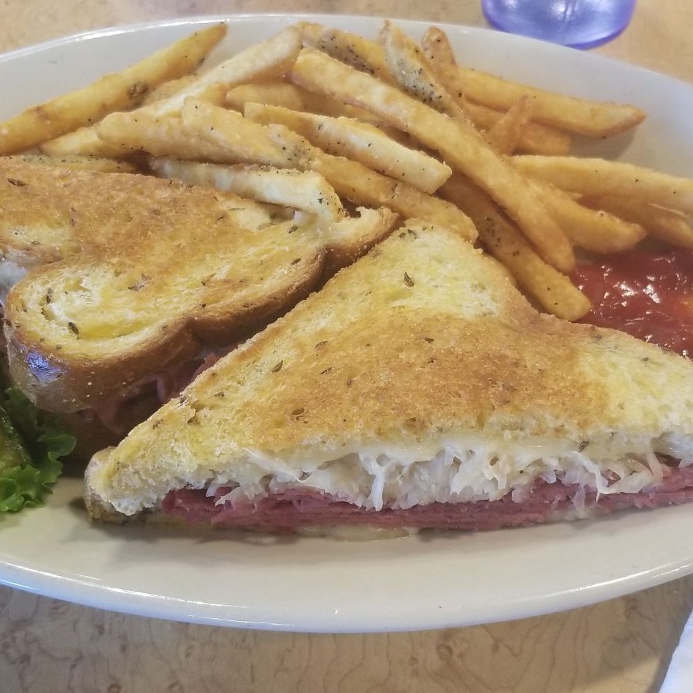 Pegah's Kitchen - Ruben Sandwich and fries... it was completely delicious. - American Near Me - Vista, California Pegah's Kitchen - Ruben Sandwich and fries... it was completely delicious. - American Near Me - Vista, California
