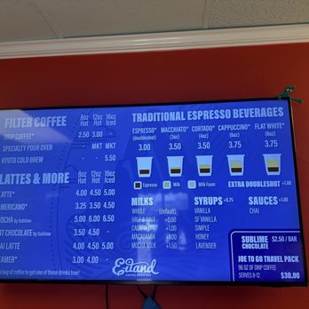 Eiland Coffee Roasters - Menu - Coffee Roasteries Near Me - Richardson, Texas