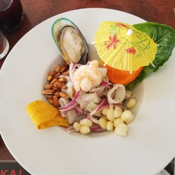 Konakai - Ceviche Mixto. Mouth watering. Just loving this new place. Been there 3 x already and everything is good. My palette is happy. - Peruvian Near Me - Sunrise, Florida