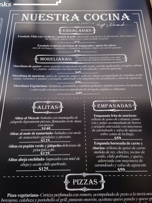 Menu photo 4 Bar Morelos Puerto Vallarta, JAL