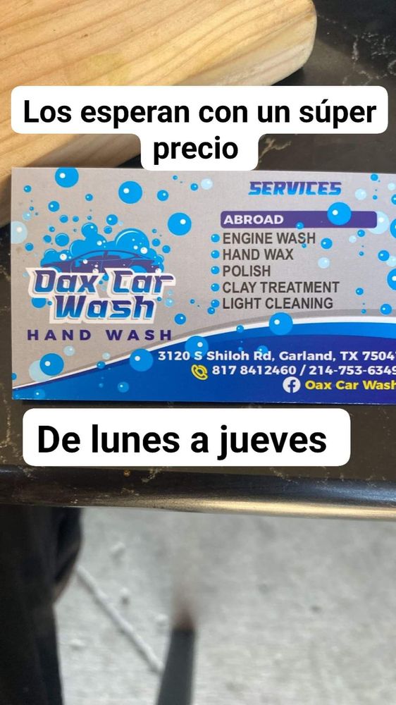 OAX CAR WASH Updated October 2024 3120 S Shiloh Rd, Garland, Texas