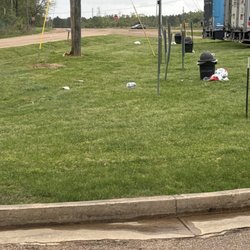Pilot Travel Center - Same thing. Trash everywhere!! Don't come here if u have pets.