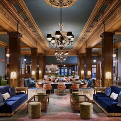 The Marc Restaurant - The lobby at The Marcus Whitman leading to The Marc Restaurant