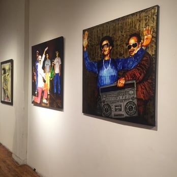 Bronx Art Space - group of paintings on a wall - Music Venues Near Me - West Bronx, New York Bronx Art Space - group of paintings on a wall - Music Venues Near Me - West Bronx, New York