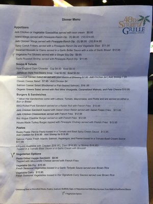 Menu photo 4 48th Street Grille Philadelphia, PA