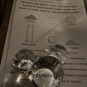 The Ice Plant - Ice spheres - Cocktail Bars Near Me - St. Augustine, Florida
